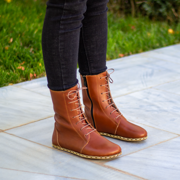 Women's Handmade Barefoot Boots