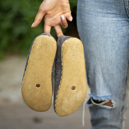 Barefoot Nubuck Gray Shoes Women's