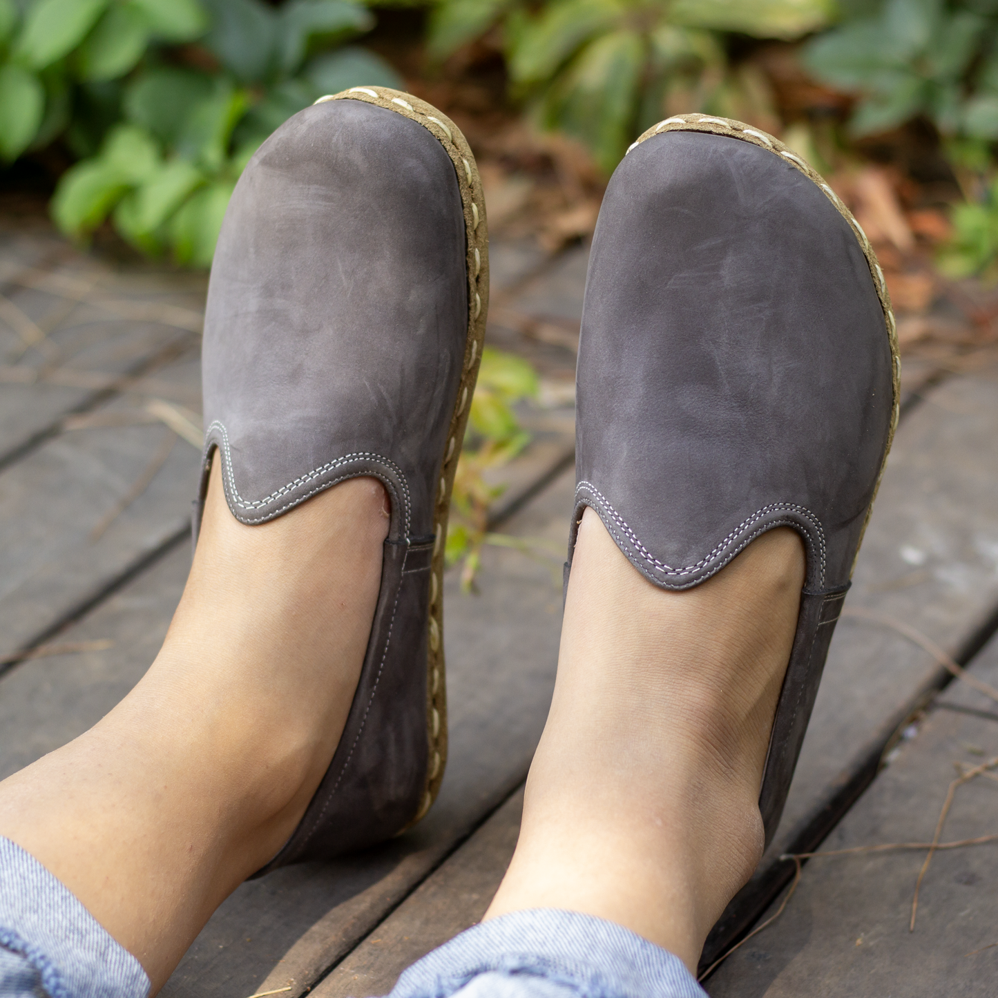 Barefoot Nubuck Gray Shoes Women's