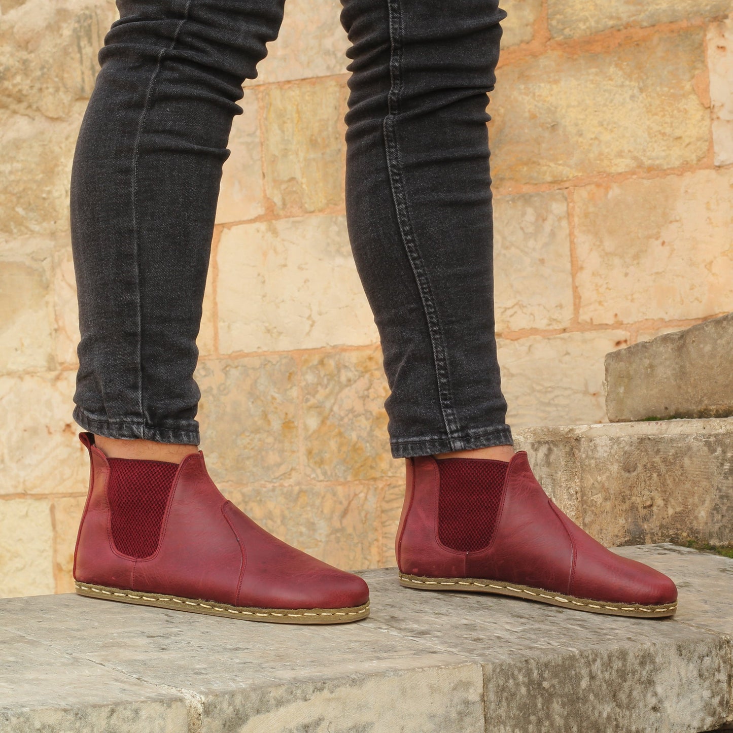 Men Chelsea Boot Burgundy