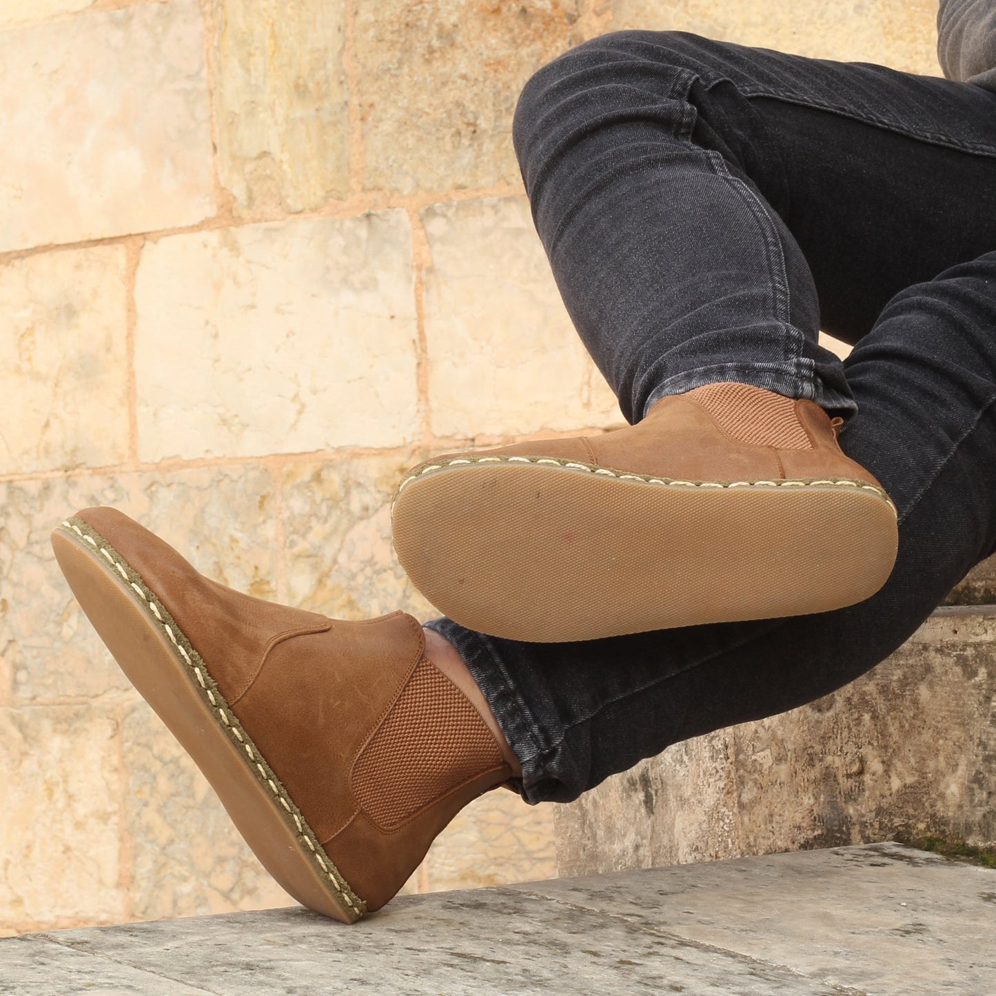 Men Chelsea Boot Matte Brown