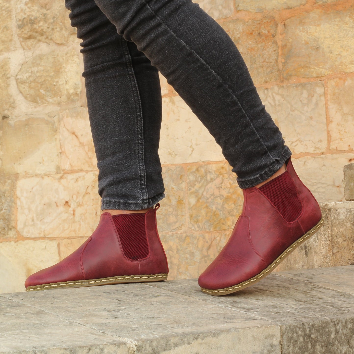 Men Chelsea Boot Burgundy