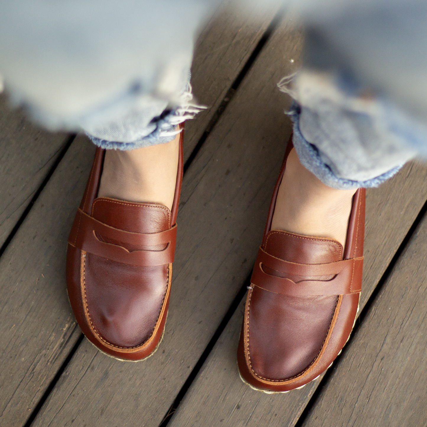 Earthing Barefoot Shoes Tornado Brown Women's