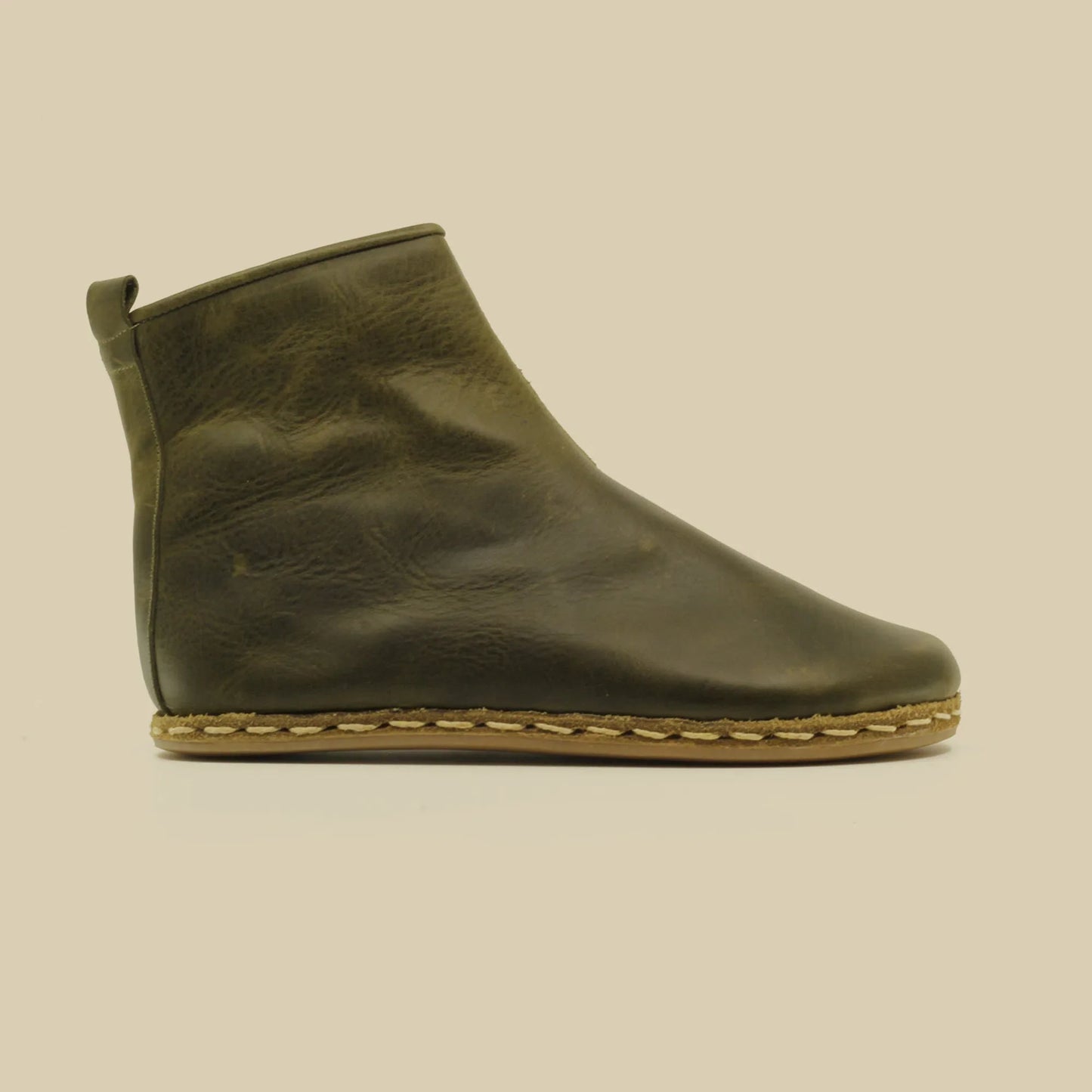 Ankle Barefoot Boots for Women Olive Green