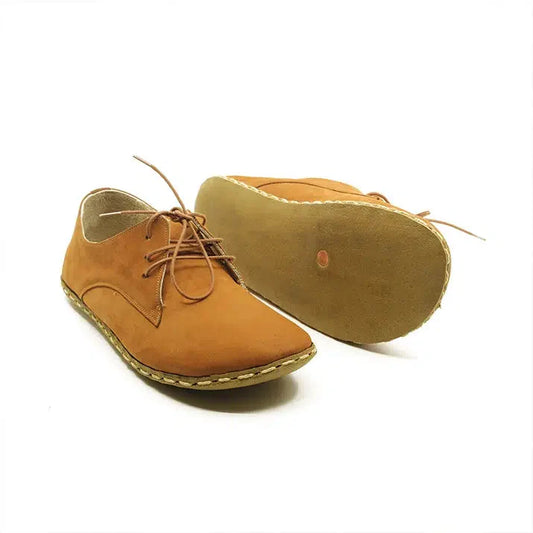 Lace-up Barefoot Men's Shoes Orange