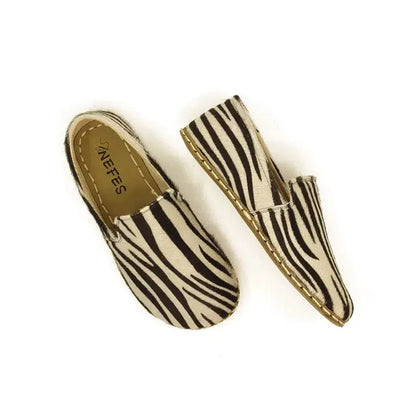 Barefoot Shoes Men's Zebra Patterned