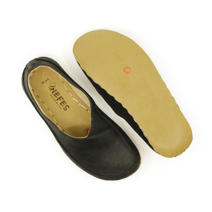 Handmade Barefoot Loafers for Women Black