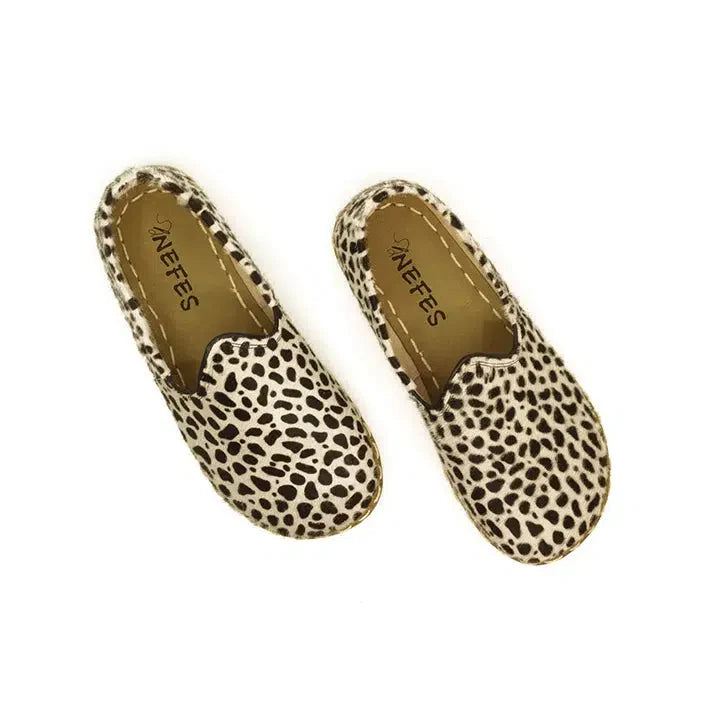 Handmade Women's Barefoot Shoes - Leopard