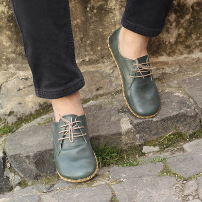 Lace-up Barefoot Men's Shoes Green