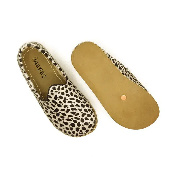 Handmade Women's Barefoot Shoes - Leopard