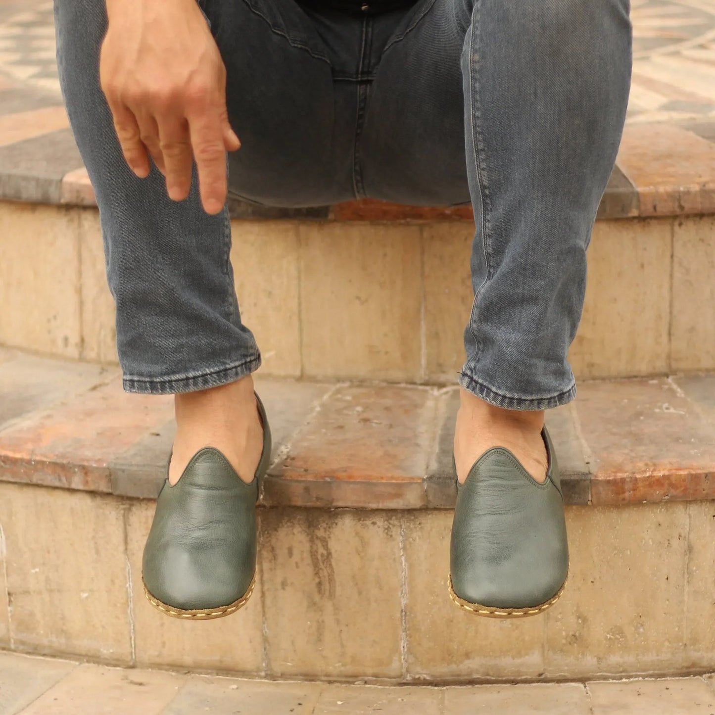 Men's Barefoot Shoes Green