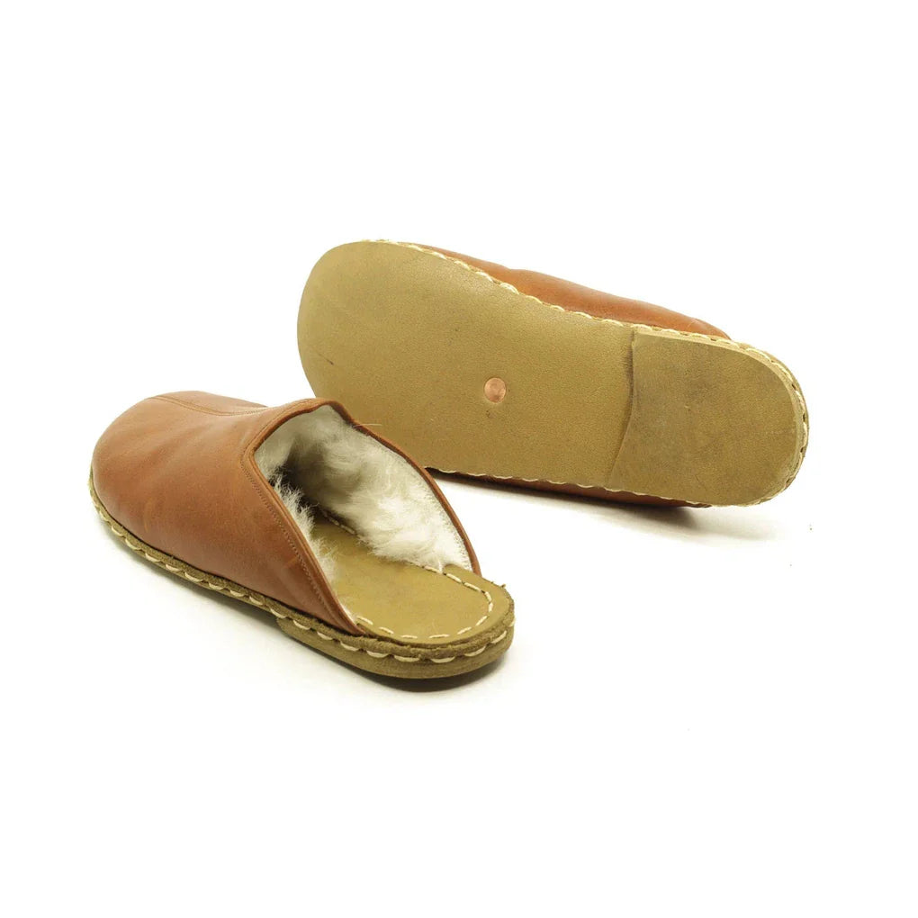 Sheepskin Brown Women's Slippers