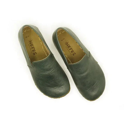 Handmade Women's Barefoot Shoes - Toledo Green