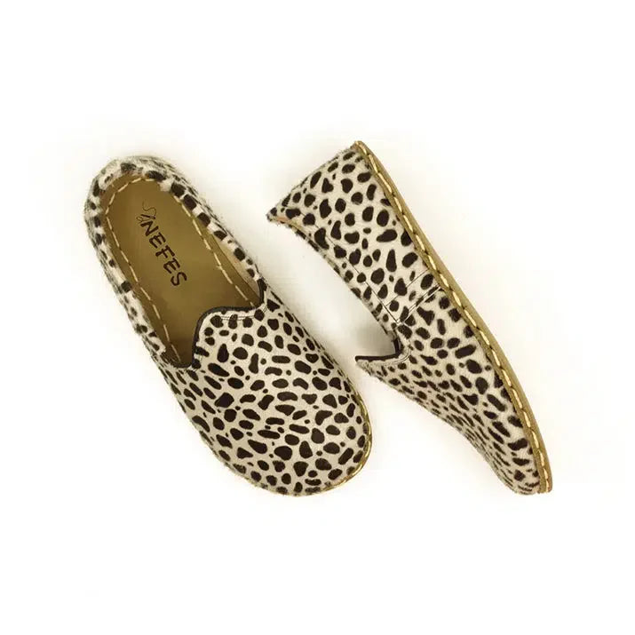 Handmade Women's Barefoot Shoes - Leopard